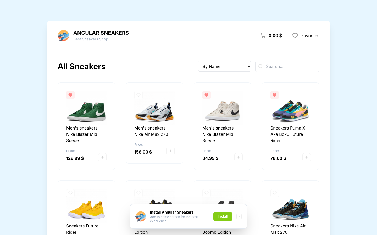 Sneakers Store